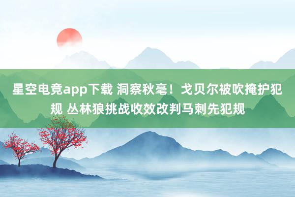 星空电竞app下载 洞察秋毫！戈贝尔被吹掩护犯规 丛林狼挑战收效改判马刺先犯规