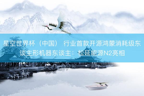 星空世界杯(中国) 行业首款开源鸿蒙消耗级东谈主形机器东谈主:松延能源N2亮相
